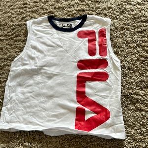 Fila white tank top